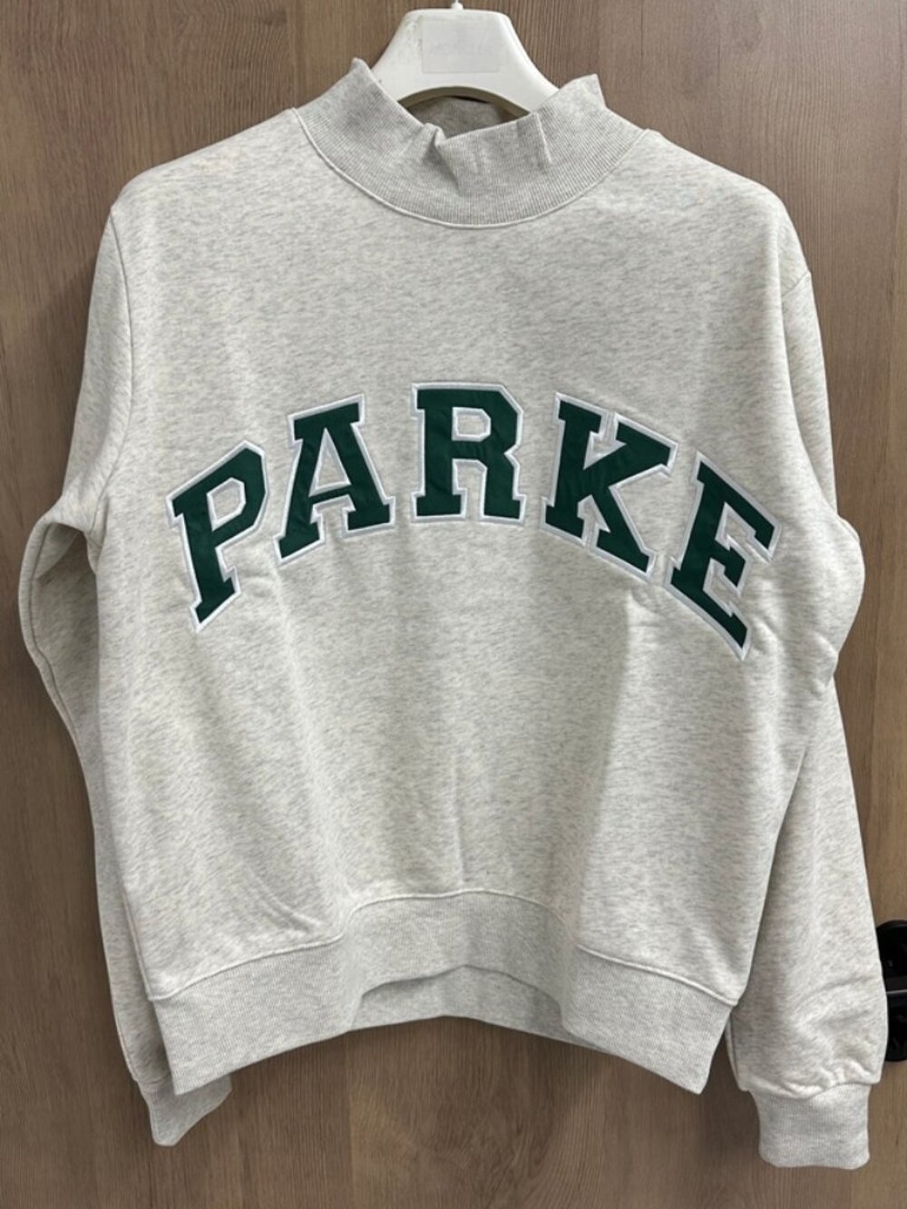 PARKE Varsity Mock Neck Sweatshirt